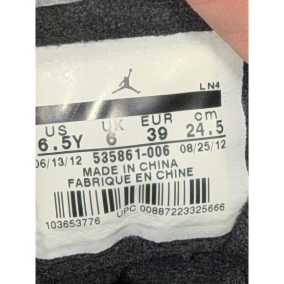 Nike Air Jordan Sixty Club Boys 6.5 Womens 8 University UNC Blue Basketball Shoe - Picture 10 of 10